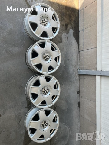 Оригинални алуминиеви джанти Volkswagen 16" 5x112, снимка 4 - Гуми и джанти - 51672850