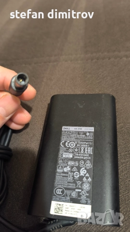 Dell, 19.5V/65W/3.34A, жак (7.4 mm), 65W включва захранващ кабел , снимка 5 - Лаптоп аксесоари - 52684884