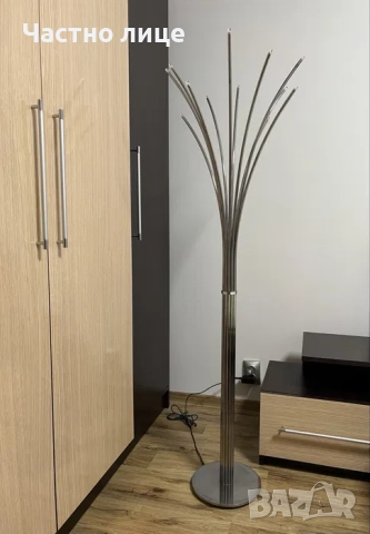 Лампион/подова лампа хром, снимка 6 - Лампиони - 51626127