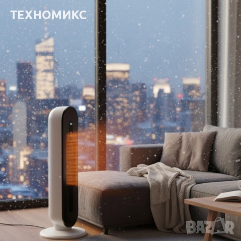 HotVex Tower Heater – мощен и стилен отоплител за всеки дом или офис, снимка 3 - Отоплителни печки - 52450951