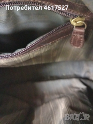Кафява дамска чанта кожа, снимка 12 - Чанти - 52088179