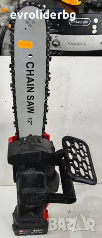 СУПЕР ПРОМОЦИЯ!!! АКУМУЛАТОРНА РЕЗАЧКА/ТРИОН ЗА ДЪРВА 12"/305мм., снимка 7 - Други машини и части - 48663367