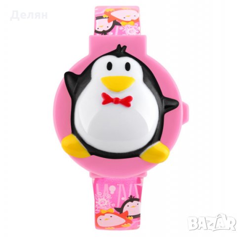Детски часовник с пингвинче