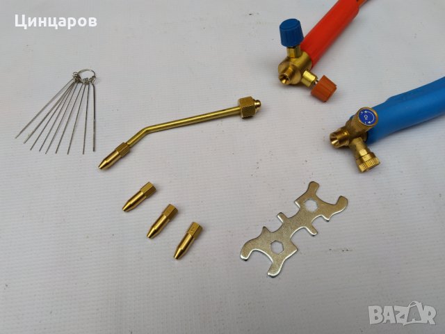 Човка,рамо с дюзи 4бр.и ключ съвместими с Rothenberger,CFH,Castolin,OxyTurbo,Perkeo 