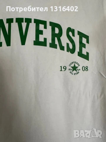 Дамска тениска Converse размер М, снимка 3 - Тениски - 51270872