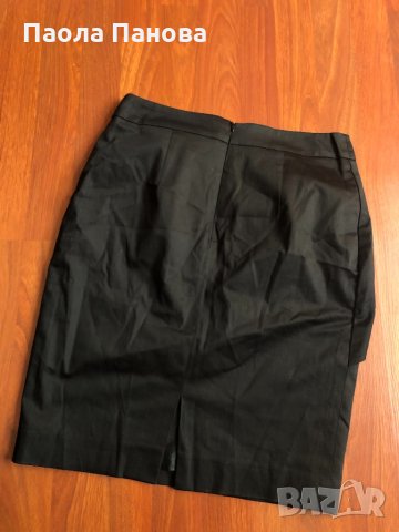Черна елегантна пола с къдри Access, снимка 4 - Поли - 33120563