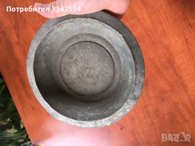 ТАС СЪД ПАНИЦА БАКЪР СТАРИНЕН СЪД ОТ 19 ВЕК, снимка 3 - Други ценни предмети - 37869626