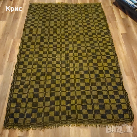 Традиционни, вълнени, финно тъкани на домашен стан пътека и килимче, снимка 5 - Пътеки - 52642678