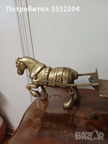 Масивна бронзова карета, снимка 5 - Антикварни и старинни предмети - 53431738