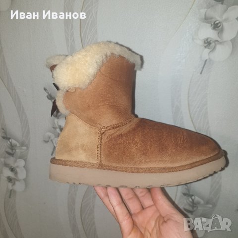 оригинални боти UGG Mini Bailey Bow II номер 38, снимка 1 - Дамски боти - 43202682