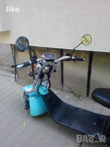 Промоция!!! Двуместен Електрически скутер ЧОПЪР City Harley 2000 Вата, снимка 4 - Мотоциклети и мототехника - 26617204