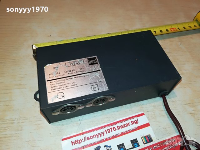 DUAL TVV46-MADE IN GERMANY-ВНОС SWISS 1508221716, снимка 4 - Ресийвъри, усилватели, смесителни пултове - 37701500