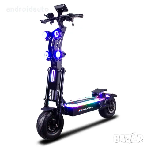 Офроуд електрическа тротинетка Quickwheel Viper 8000W,72V/40Аh, снимка 5 - Велосипеди - 47669332