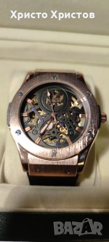 Мъжки луксозен часовник Hublot Big Bang Geneve Vendome Skeleton , снимка 11 - Мъжки - 32515646