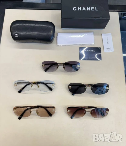 очила с черен обикновен калъф и ув защита  burberry chanel, снимка 8 - Слънчеви и диоптрични очила - 50741862
