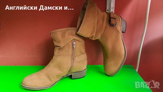 Английски дамски боти естествена кожа-NEXT , снимка 2 - Дамски боти - 35283497