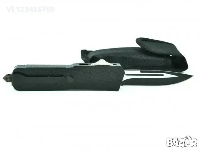 Високотехнологичен автоматичен нож Micro Cutting Tools #12 BLACK - MICROTECH KNIVES INC. -90х235