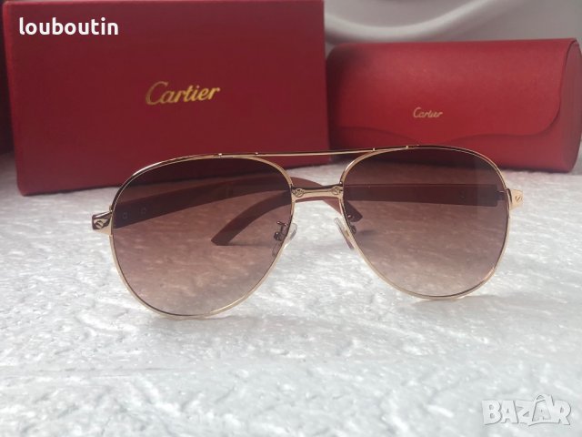 Cartier 2022 мъжки слънчеви очила, снимка 2 - Слънчеви и диоптрични очила - 38199563