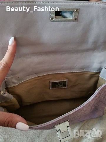 Дамска лилава чанта, снимка 3 - Чанти - 40824157