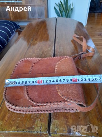 Стара дамска кожена чанта #14, снимка 5 - Антикварни и старинни предмети - 38371534