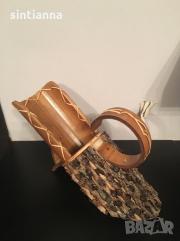 Дървена стойка за вино, ръчна изработка, снимка 8 - Декорация за дома - 27345194