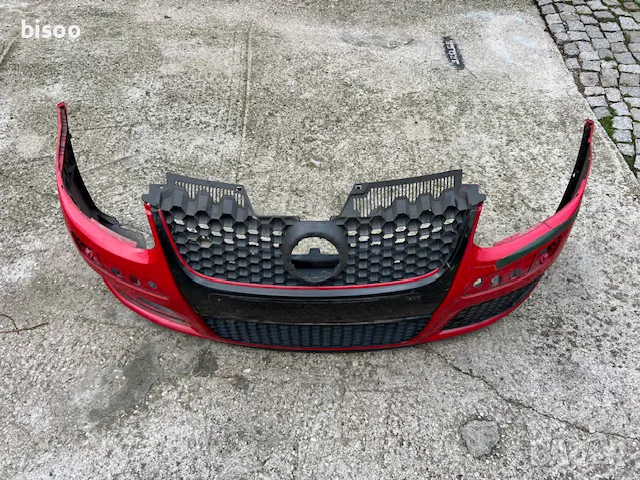 ОРИГИНАЛНА ПРЕДНА броня за VW Golf 5 GTI, снимка 2 - Части - 48356002