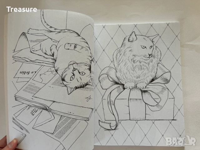 Фантастические Кошки - Раскраска-Антистресс, снимка 13 - Други - 46867302