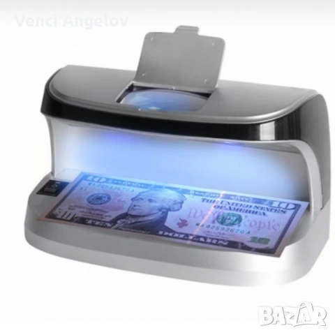 Детектор за фалшиви банкноти – преносим UV детектор с магнитен сензор и вградена батерия, снимка 3 - Друга електроника - 53098954