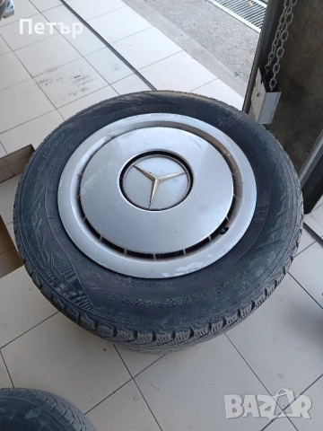 Железни джанти Мерцедес 15, снимка 2 - Гуми и джанти - 50918891