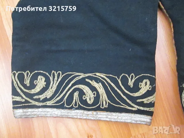 19 век елек за носия златна и сребърна сърма, снимка 5 - Антикварни и старинни предмети - 49828078