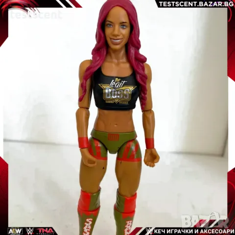 Екшън фигура WWE Sasha Banks Саша Банкс играчка Elite Series Mattel figure Mercedes Mone, снимка 1 - Колекции - 48747460