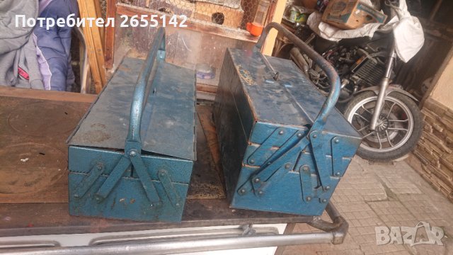 Железен Куфар за Инструменти 2бр., снимка 4 - Куфари с инструменти - 42948455