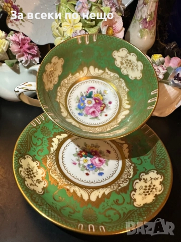 Crown Staffordshire England - Circa 1930 Pattern A 13460 Код P1648, снимка 9 - Сервизи - 52932842