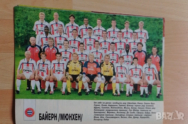 Отбори от Шампионска лига 2000-01, снимка 13 - Колекции - 51461480