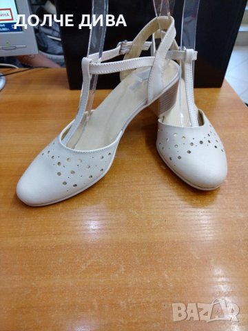 НАМАЛЕНИЕ-Дамски обувки/сандали/ естествена кожа м. 224, снимка 7 - Дамски обувки на ток - 40748567