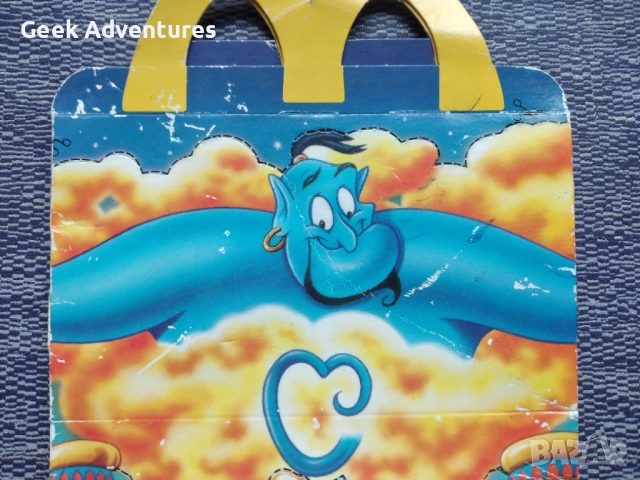 Aladdin McDonalds Disney Happy Meal Box Ретро Макдоналдс Детско Меню Аладин Кутия, снимка 6 - Колекции - 51984311