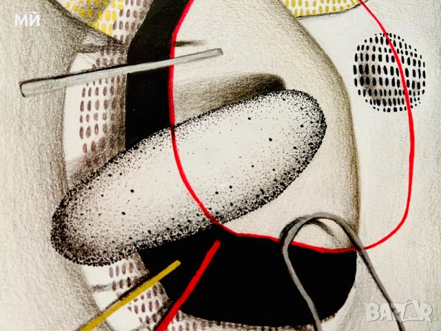 “Out of space” графика 20х25 см, снимка 7 - Декорация за дома - 51326440