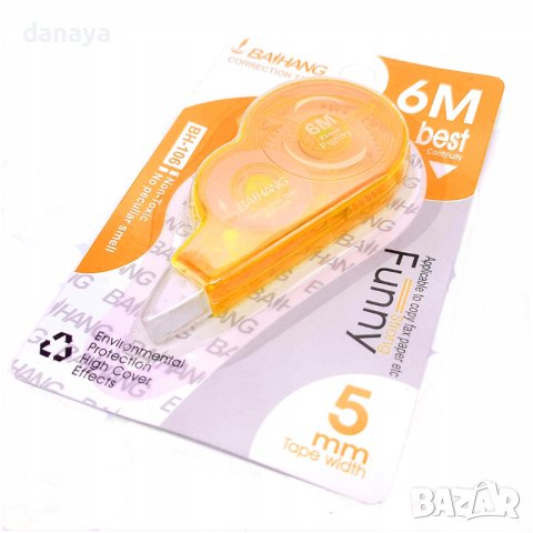 3341 Коректор лента за хартия, 6 м, 5mm, снимка 7 - Ученически пособия, канцеларски материали - 40553279