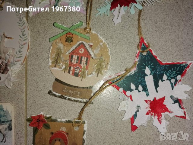 Тагчета със стих от БИБЛИЯТА, послания за РОЖДЕСТВО ХРИСТОВО и Нова година, снимка 12 - Ръчно изработени сувенири - 43148229