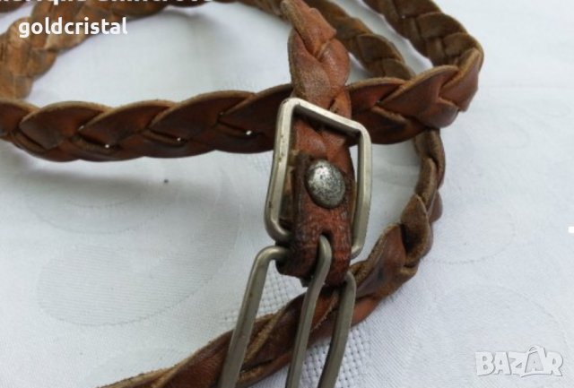 Ретро колан естествена кожа , снимка 4 - Антикварни и старинни предмети - 43166142