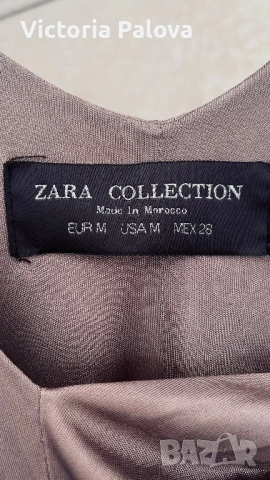ZARA рокля цвят капучино MOROCCO, снимка 7 - Рокли - 50507890
