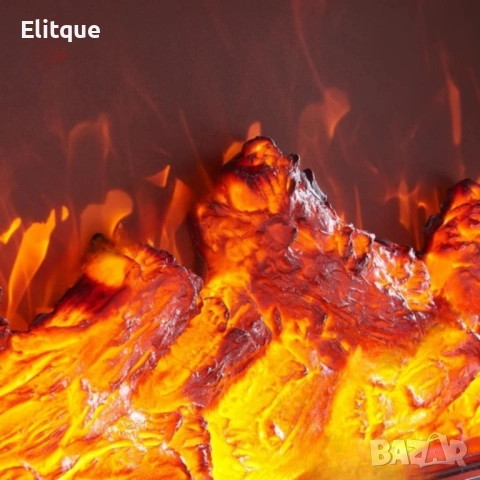 Електрическа камина с Bluetooth и реалистичен пламъчен ефект, снимка 5 - Друга електроника - 52714247