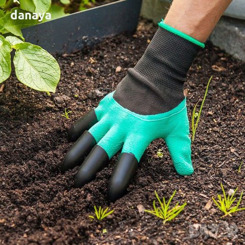 443 Работни градински ръкавици с нокти за копаене садене, снимка 3 - Градински инструменти - 33677817