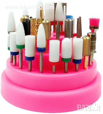 КОД 3181 - Поставка за фрези/накрайници с 48 броя отвора, снимка 6 - Продукти за маникюр - 33430058