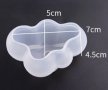 3D голям облак силиконов молд форма калъп за фондан шоколад гипс и др.декор украса свещ, снимка 1