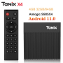 TV Box Tanix X4, 4/32GB, Amlogic S905X4, AndroidTV, SlimBoxTv, Smart TV, IPTV, ТВ Бокс, снимка 1 - Приемници и антени - 44928491