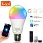 Wifi Smart Led крушка E27 9W димираща лампа Tuya Alexa 220V RGB гласово управление Google Home 