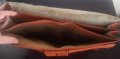 Стара оранжева кожена офис чанта, снимка 9
