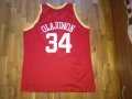 Hakeem Olajuwon Houston Rockets баскетболна тениска Шампион винтидж №34 размерХХЛ, снимка 10