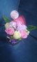 Сърце с девет ароматни сапунени рози, снимка 4